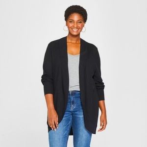 Open Long-sleeved Cardigan